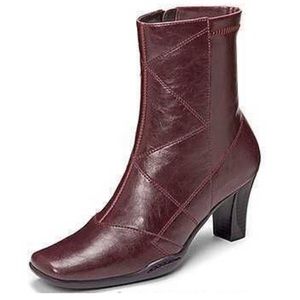 New Aerosoles Cintercity Wine Ankle Boots